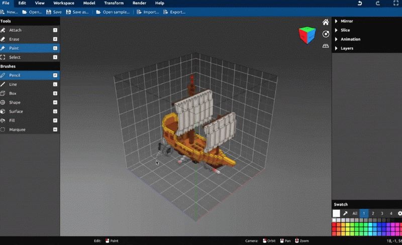 像素形式畫(huà)3D model的軟件.png